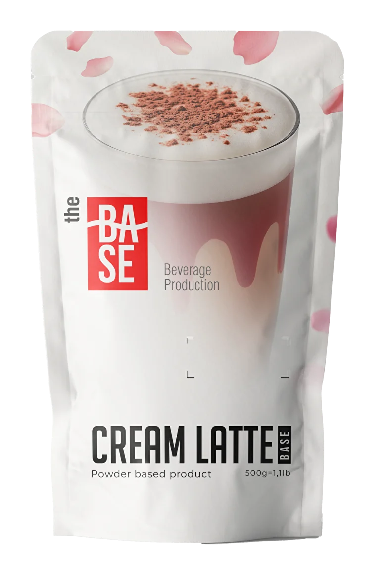 The Base Cream Latte packaging bag