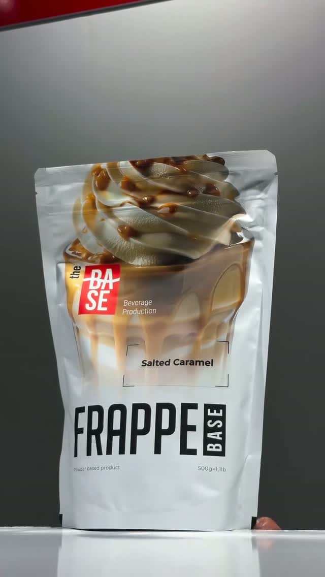 The Base Salted Caramel Frappe base pouch